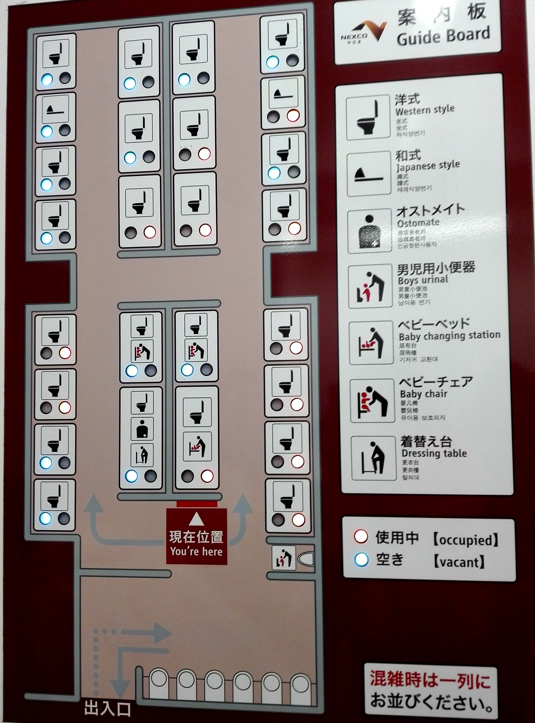PANEL DESCRIPTIVO Y FUNCIONAL, JAPON